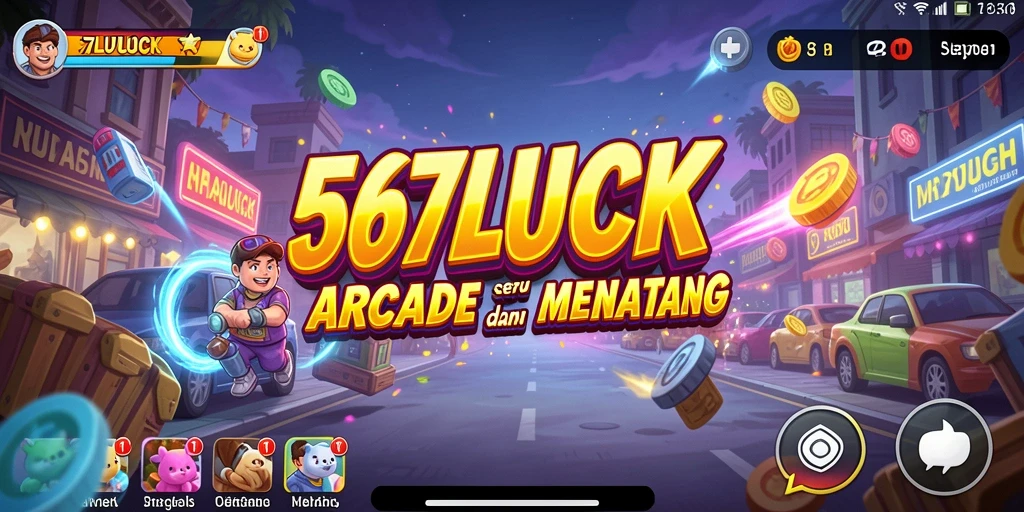 Tampilan gameplay mengasyikkan dari 567LUCK yang menantang.