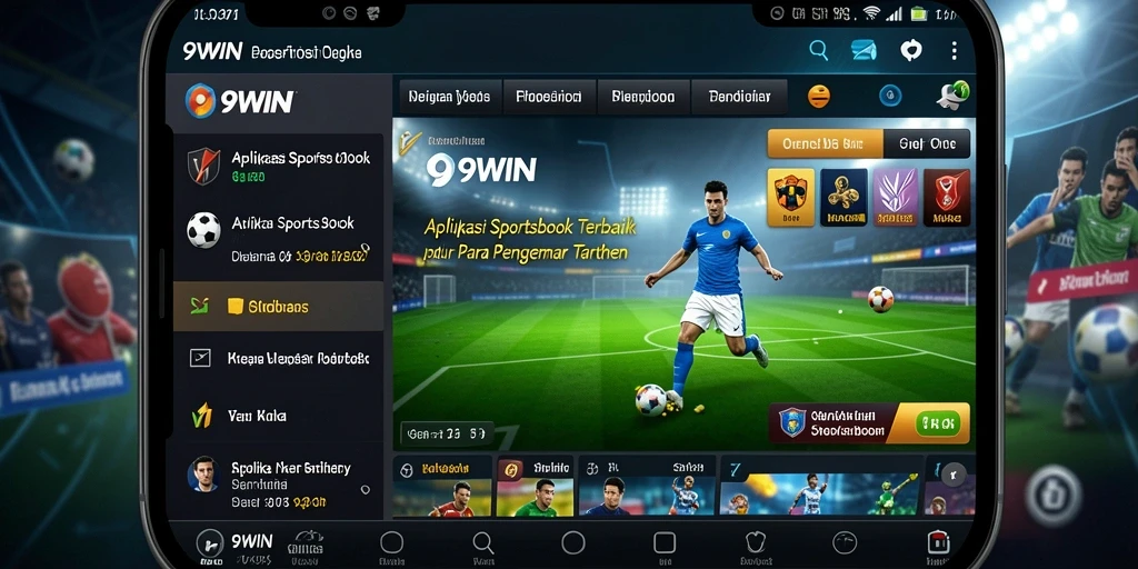 Tampilan gameplay atraktif pada aplikasi Sportsbook 9WIN.