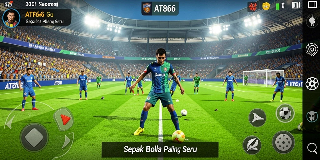 Tampilan gameplay seru dan realistis dalam AT866.