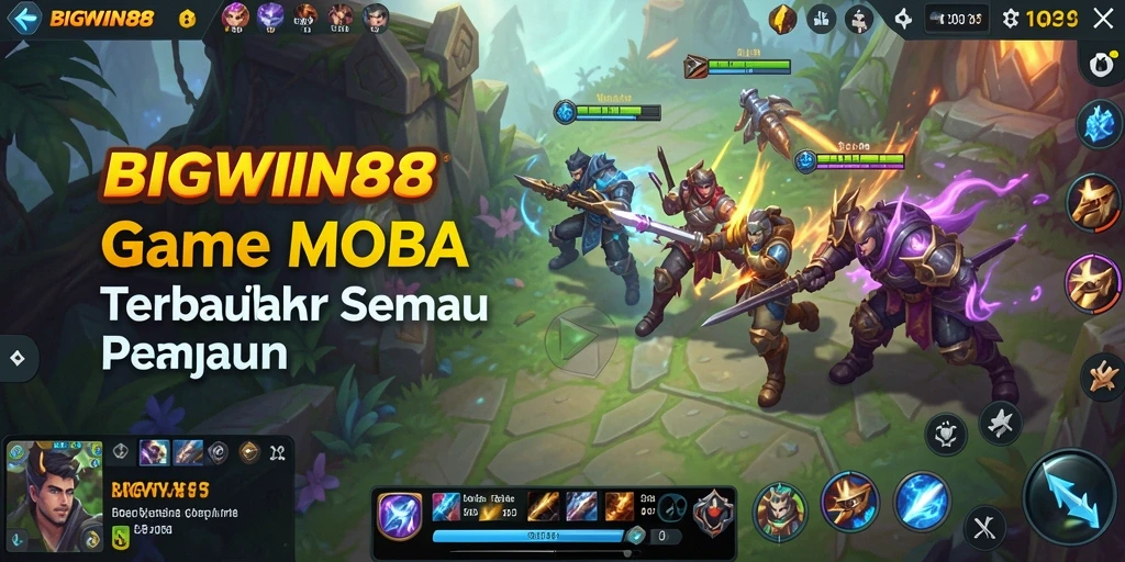 Tampilan fantastis gameplay MOBA yang menegangkan di BIGWIN88.