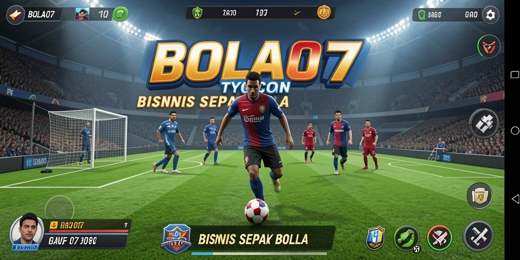 Tampilan gameplay Tycoon BOLA07 yang menarik dan penuh aksi.