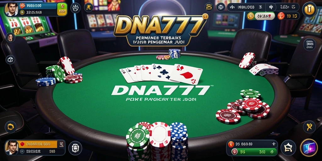 Tampilan menarik dari permainan Poker di DNA777.
