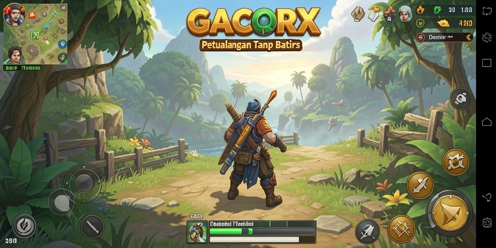 Tampilan menakjubkan dari gameplay GACORX yang mengajak eksplorasi.