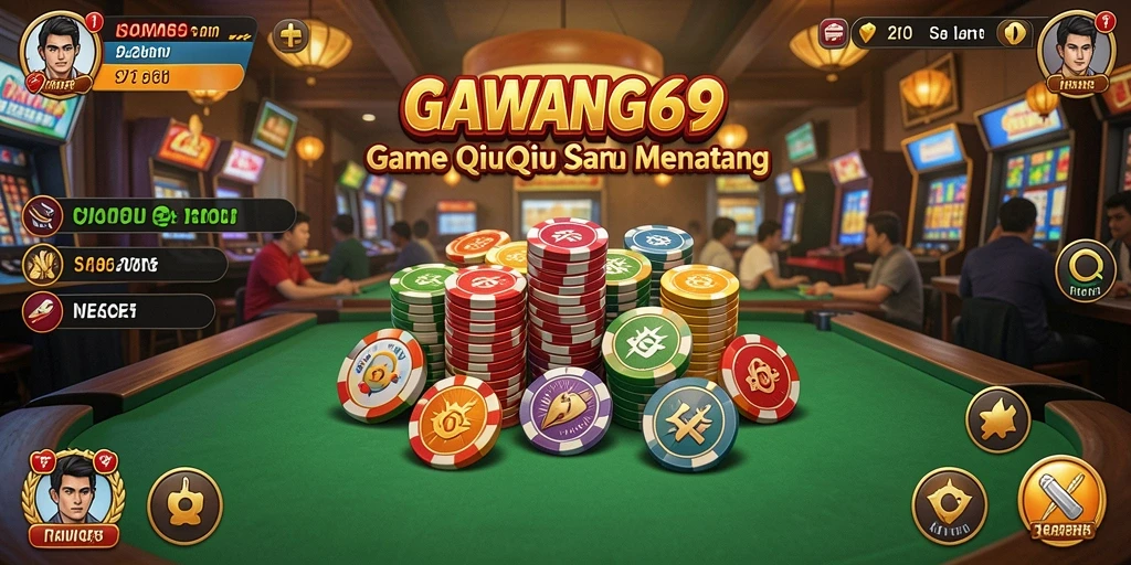 Screenshot gameplay QiuQiu GAWANG69 yang menarik dan interaktif.