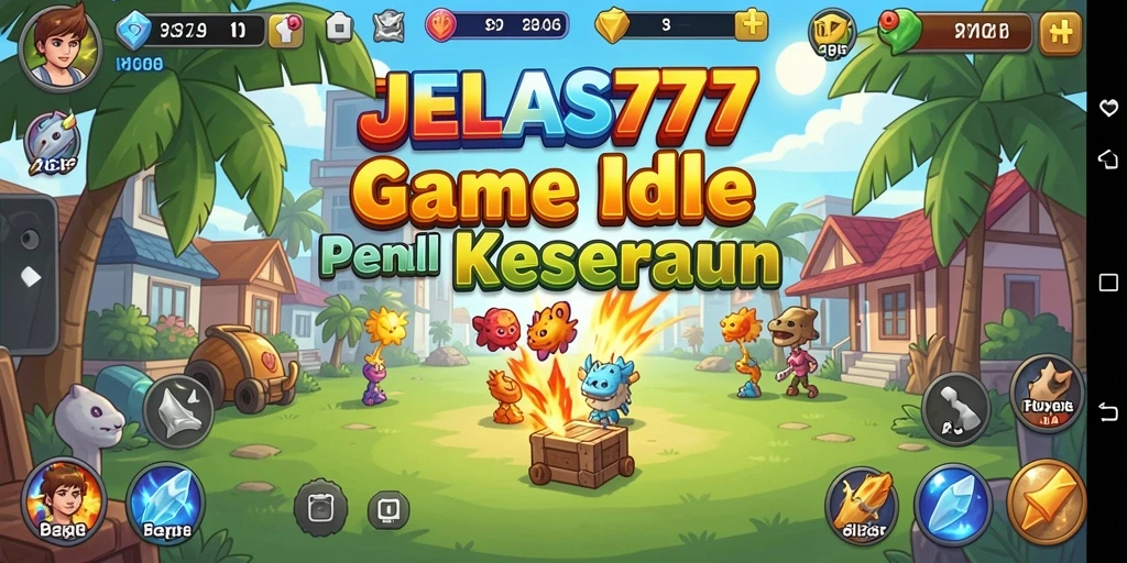 Tampilan gameplay JELAS777 yang seru dan adiktif.