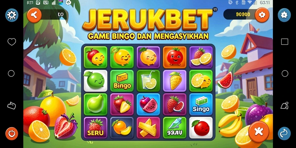 Tampilan gameplay Bingo yang seru dan menarik di JERUKBET.