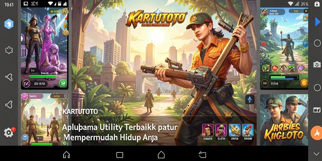 Tampilan antarmuka KARTUTOTO yang intuitif dan mudah digunakan.