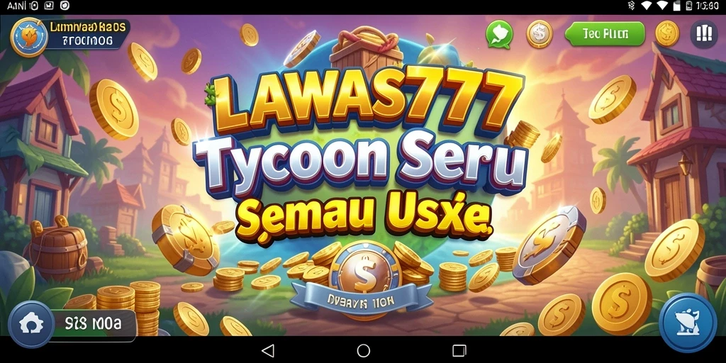 Tampilan menarik gameplay <strong>LAWAS777</strong> dalam membangun kerajaan bisnis.