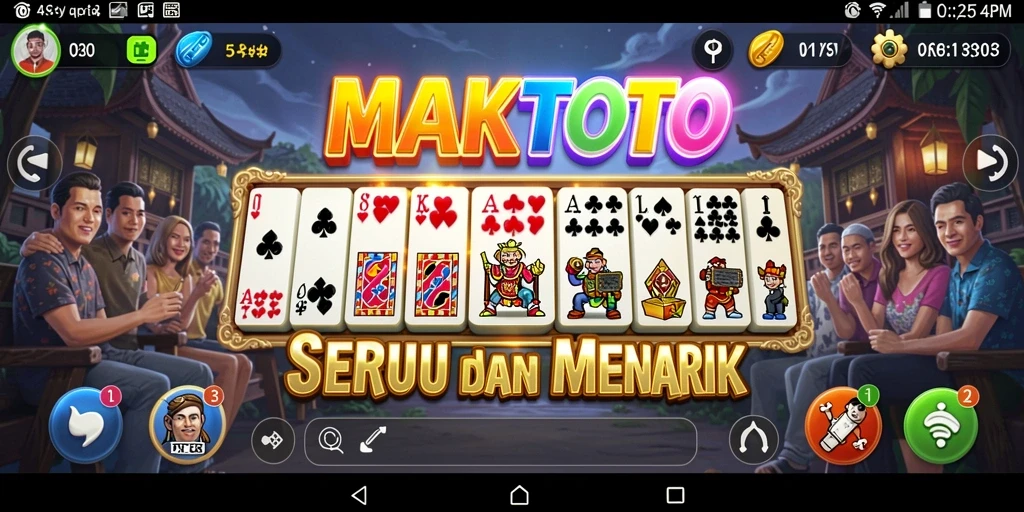 Gameplay seru domino dengan desain grafis menarik.