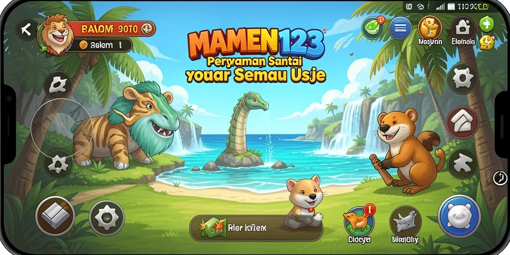 Tangkapan layar menarik dari gameplay menawan MAMEN123.