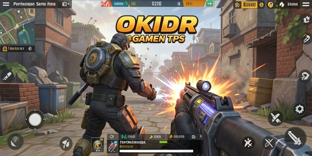 Gameplay seru dalam OKIDR menampilkan aksi pertarungan yang mendebarkan.