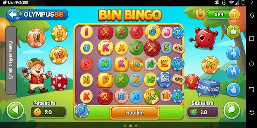 Screenshot OLYMPUS88 menampilkan gameplay menarik Bingo.