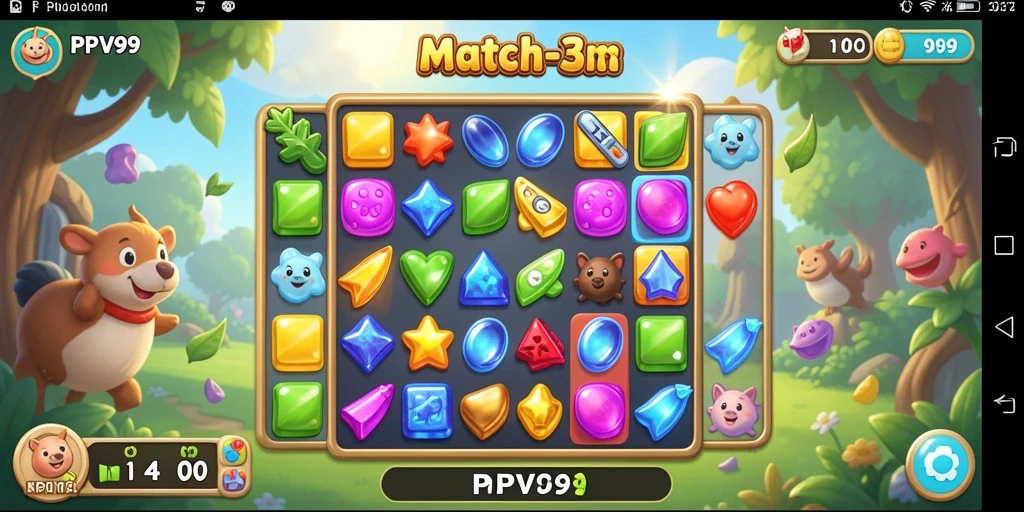 Gameplay seru dan menarik dari PPV99 dalam aksi Match-3.