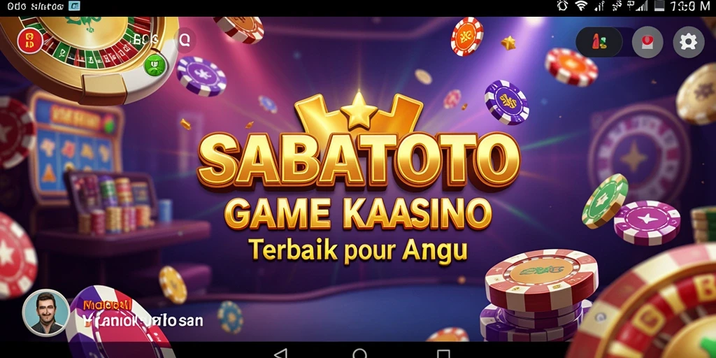 Tampilan gameplay seru dan berwarna dari SABATOTO