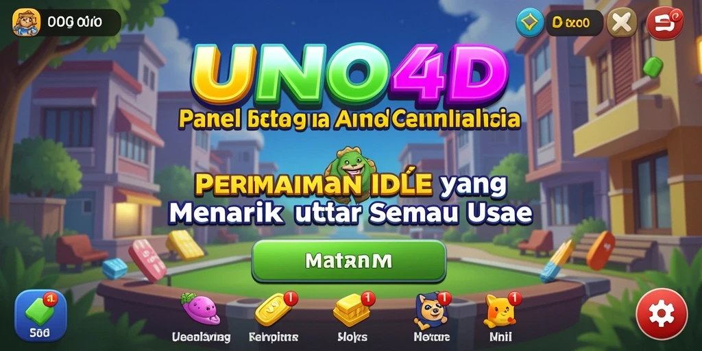 Tampilan gameplay yang seru dan menarik dari UNO4D.