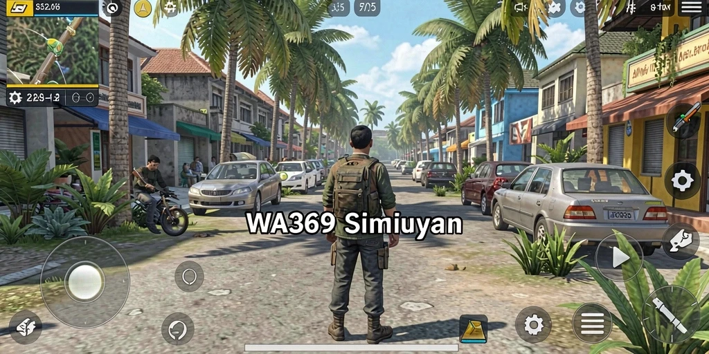 Tampilan menarik dari gameplay simulasi kehidupan di WA369.