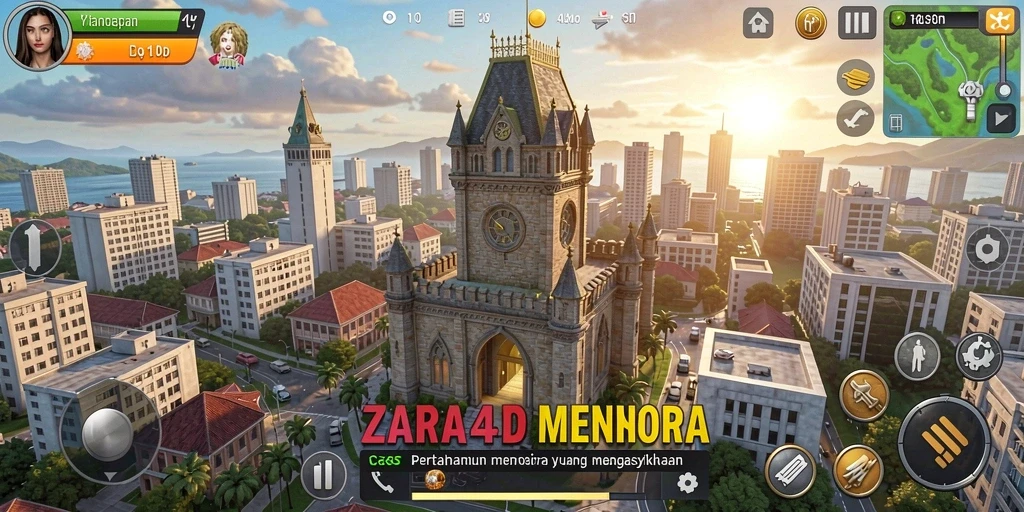 Gameplay seru dengan strategi menara di ZARA4D.